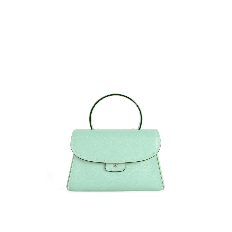 'Chantilly Bis' Nappa Leather handbag Opaline & Gold