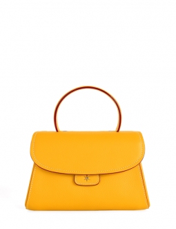 'Chantilly Bis' Sac à main Cuir Nappa Miel & Or