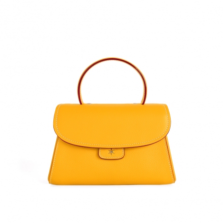'Chantilly Bis' Nappa Leather handbag Yellow & Gold