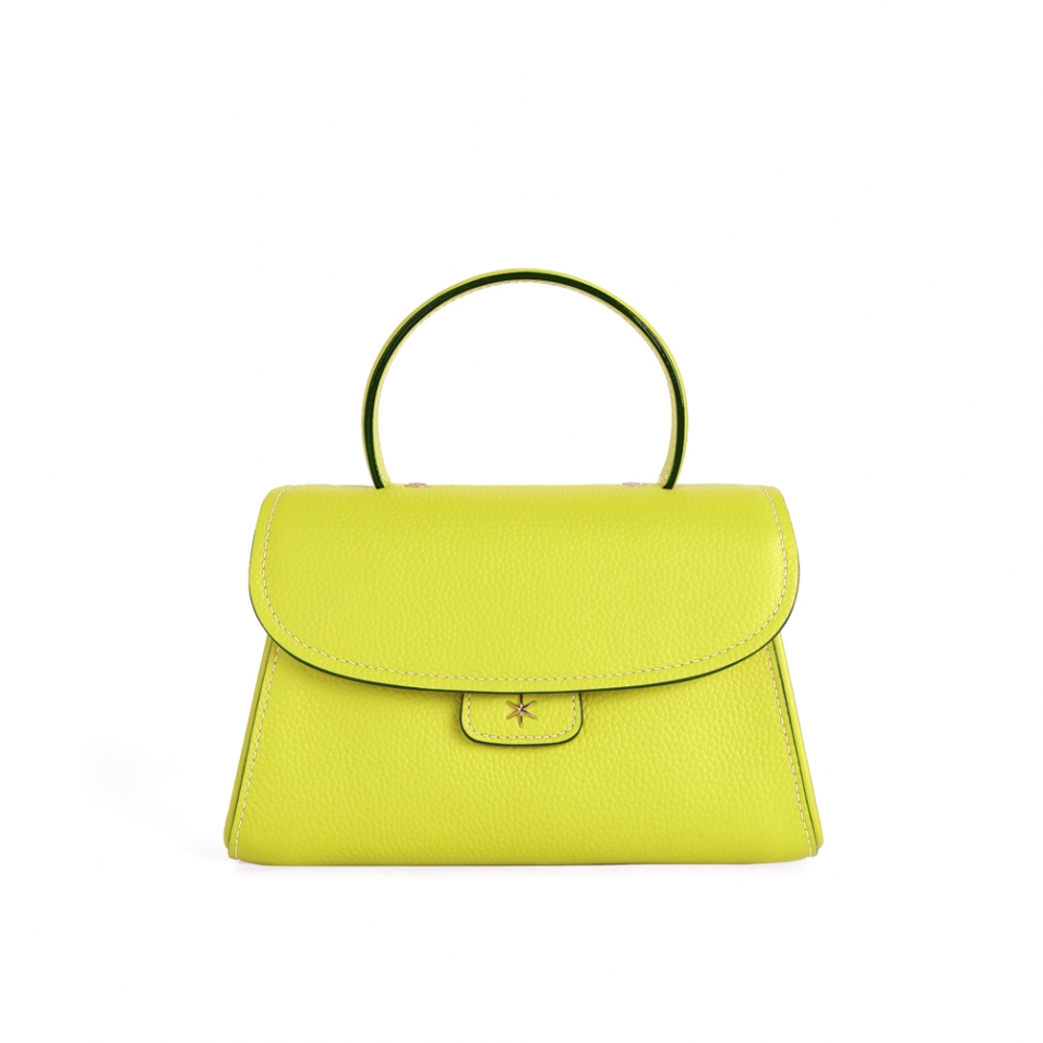 'Chantilly Bis' Nappa Leather handbag Paille & Gold
