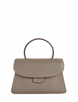 'Chantilly Bis' Nappa Leather handbag Warm Grey & Gold