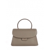 'Chantilly Bis' Nappa Leather handbag Warm Grey & Gold