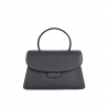 'Chantilly Bis' Sac à main Cuir Nappa Ardoise & Or