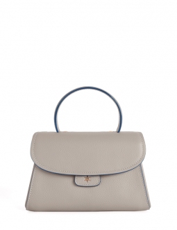 'Chantilly Bis' Sac à main Cuir Nappa Perle & Or