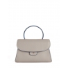 'Chantilly Bis' Nappa Leather handbag Pearl Grey & Gold