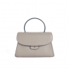 'Chantilly Bis' Sac à main Cuir Nappa Perle & Or