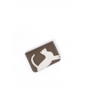 'En L'Air Carte Le Chat' Porte Carte Cuir Nappa Volcan