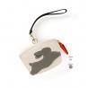 'En L'Air Monnaie Lièvre' Nappa Leather Wallet Cream