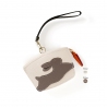 'En L'Air Monnaie Lièvre' Nappa Leather Wallet Cream
