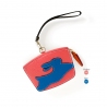 'En L'Air Monnaie Lièvre' Nappa Leather Wallet Watermelon