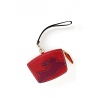 'En L'Air Monnaie Lièvre' Nappa Leather Wallet Red