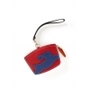 'En L'Air Monnaie Lièvre' Nappa Leather Wallet Red