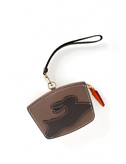 'En L'Air Monnaie Lièvre' Porte Monnaie Cuir Nappa Volcan