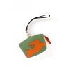 'En L'Air Monnaie Lièvre' Nappa Leather Wallet Asperge