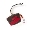 'En L'Air Monnaie Lièvre' Nappa Leather Wallet Chocolate