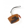 'En L'Air Monnaie Lièvre' Porte Monnaie Cuir Nappa Cognac