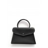 'Chantilly' Sac à main Cuir Nappa Noir & Or
