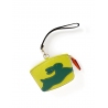 'En L'Air Monnaie Lièvre' Porte Monnaie Cuir Nappa Paille