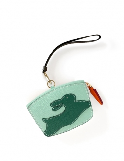 'En L'Air Monnaie Lièvre' Nappa Leather Wallet Opaline