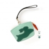 'En L'Air Monnaie Lièvre' Porte Monnaie Cuir Nappa Opaline