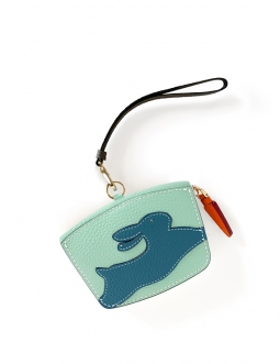 'En L'Air Monnaie Lièvre' Nappa Leather Wallet Opaline