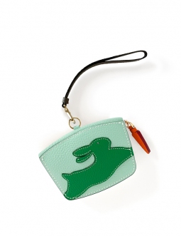 'En L'Air Monnaie Lièvre' Nappa Leather Wallet Opaline