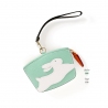 'En L'Air Monnaie Lièvre' Porte Monnaie Cuir Nappa Opaline