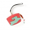 En L'Air Monnaie Lièvre' Nappa Leather Wallet Watermelon