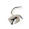 'En L'Air Monnaie Pingouin'  Nappa Leather Wallet Pearl Grey