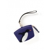 'En L'Air Monnaie Pingouin'  Nappa Leather Wallet Deep Blue
