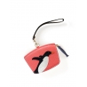 'En L'Air Monnaie Pingouin'  Nappa Leather Wallet Watermelon