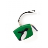 'En L'Air Monnaie Pingouin'  Nappa Leather Wallet Green