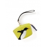 'En L'Air Monnaie Pingouin'  Nappa Leather Wallet Paille