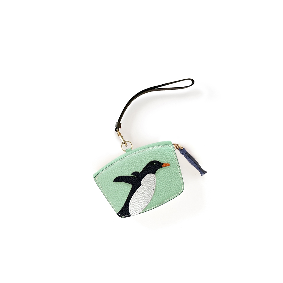 'En L'Air Monnaie Pingouin'  Nappa Leather Wallet Opaline