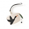 'En L'Air Monnaie Oie' Nappa Leather Wallet Cream