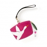 'En L'Air Monnaie Oie' Nappa Leather Wallet Pink