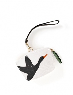 'En L'Air Monnaie Lièvre' Nappa Leather Wallet Snow White