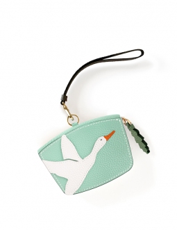 'En L'Air Monnaie Lièvre' Nappa Leather Wallet Opaline