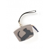 'En L'Air Monnaie Chat'  Nappa Leather Wallet Pearl Grey
