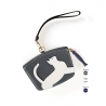 'En L'Air Monnaie Chat'  Nappa Leather Wallet Ardoise