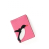 'En L'Air Voyage Pingouin' Nappa Leather passport Holder Rose