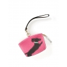 'En L'Air Monnaie Téckel'  Nappa Leather Wallet Rose
