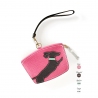 'En L'Air Monnaie Téckel' Porte Monnaie Cuir Nappa Rose