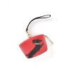 'En L'Air Monnaie Téckel'  Nappa Leather Wallet Watermelon
