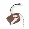 'En L'Air Monnaie Téckel'  Nappa Leather Wallet Volcan
