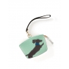 'En L'Air Monnaie Téckel' Porte Monnaie Cuir Nappa Opaline