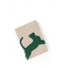 'En L'Air Voyage Chat' Nappa Leather passport Holder Cream
