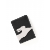 'En L'Air Voyage Lièvre' Nappa Leather passport Holder Black