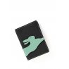 'En L'Air Voyage Lièvre' Nappa Leather passport Holder Black