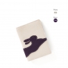 'En L'Air Voyage Lièvre' Nappa Leather passport Holder Cream